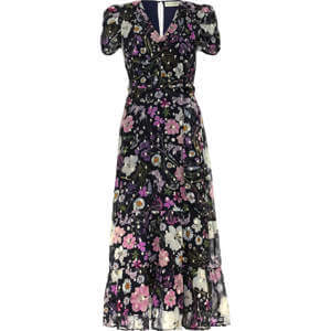 Phase Eight Azalea Print Fil Coupe Dress